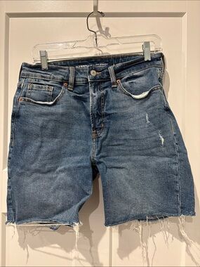 Old Navy Distressed Medium Blue Denim Shorts